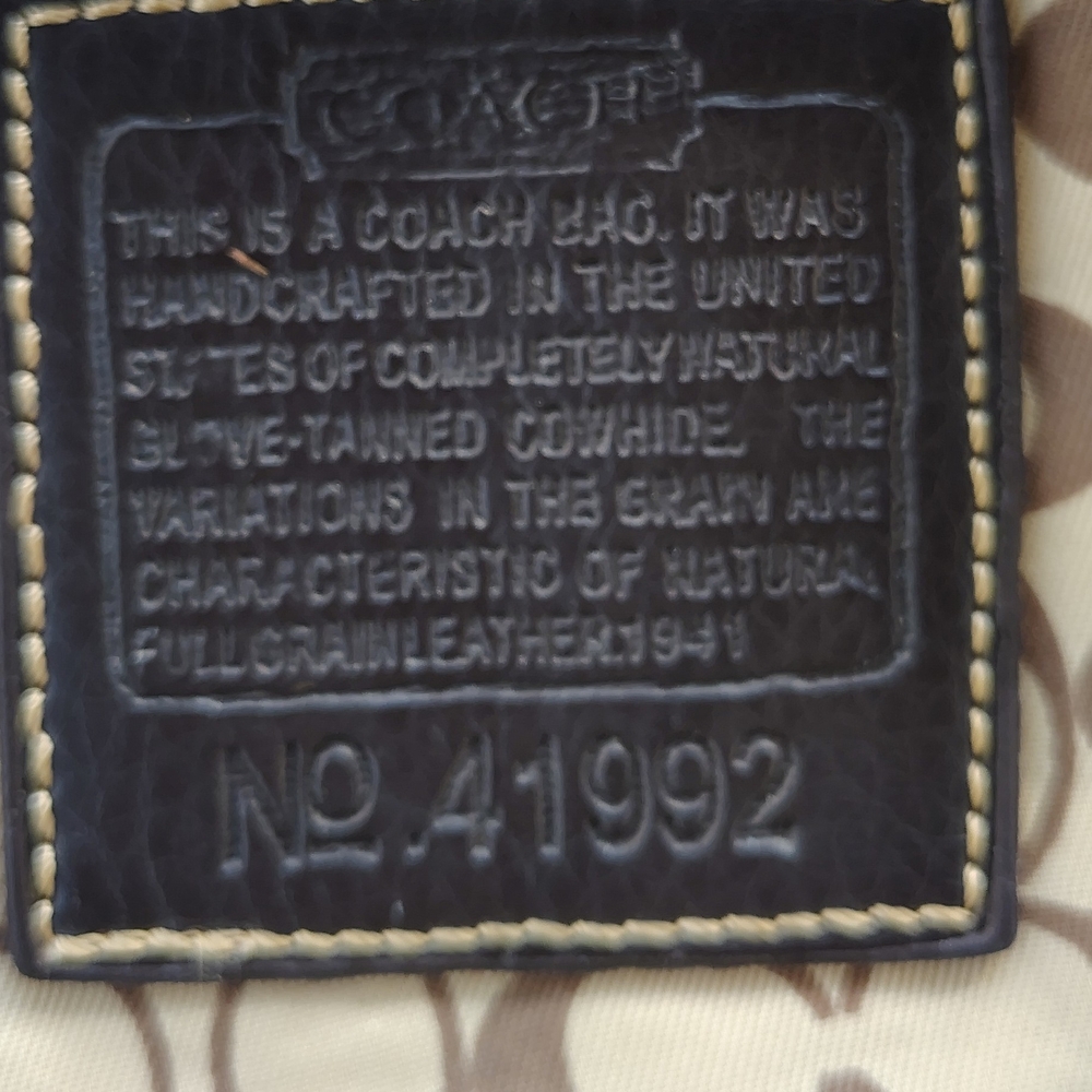 Coach Brown and Cream Crossbody Bag - Picture 6 of 11